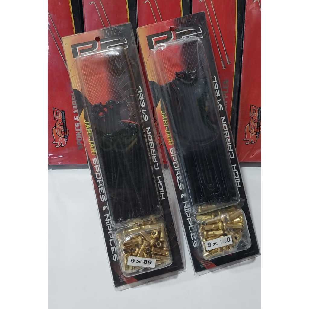 Jari jari Hitam Matic Ring Velg 14 Khusus Ukuran 89x130 Beat,Vario,Mio,Scoopy Set/Sepasang