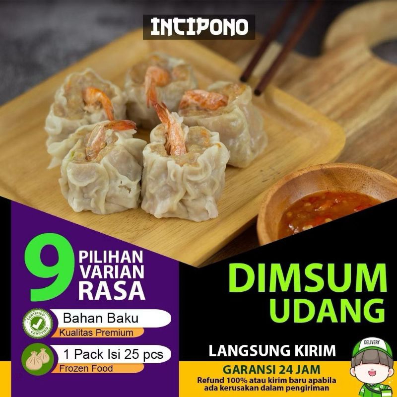 

Incipono Dimsum Udang - isi 25 pcs. Frozen Food Halal