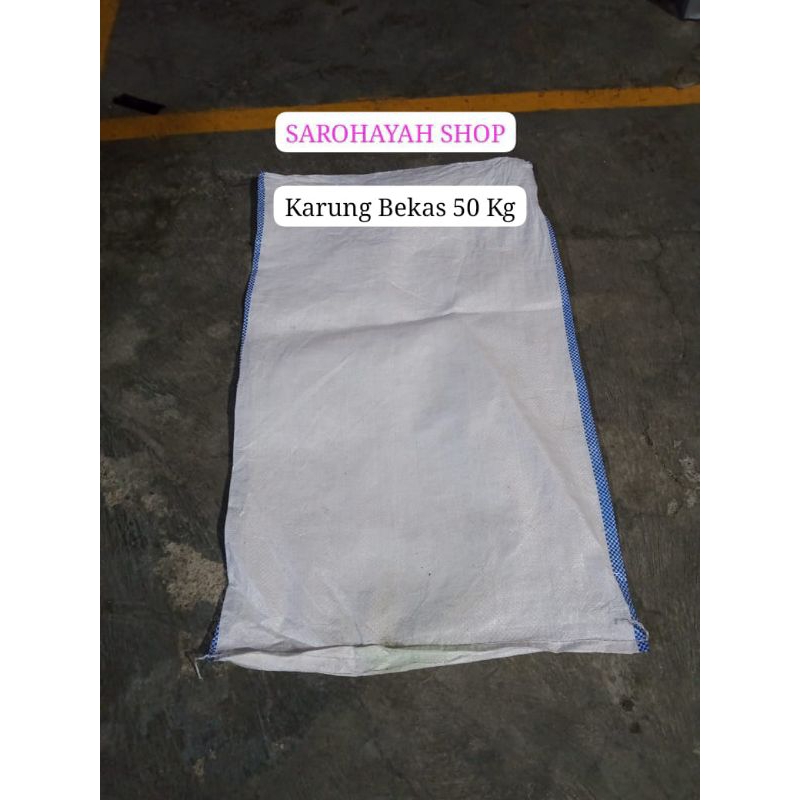 Karung 50kg Bekas Beras