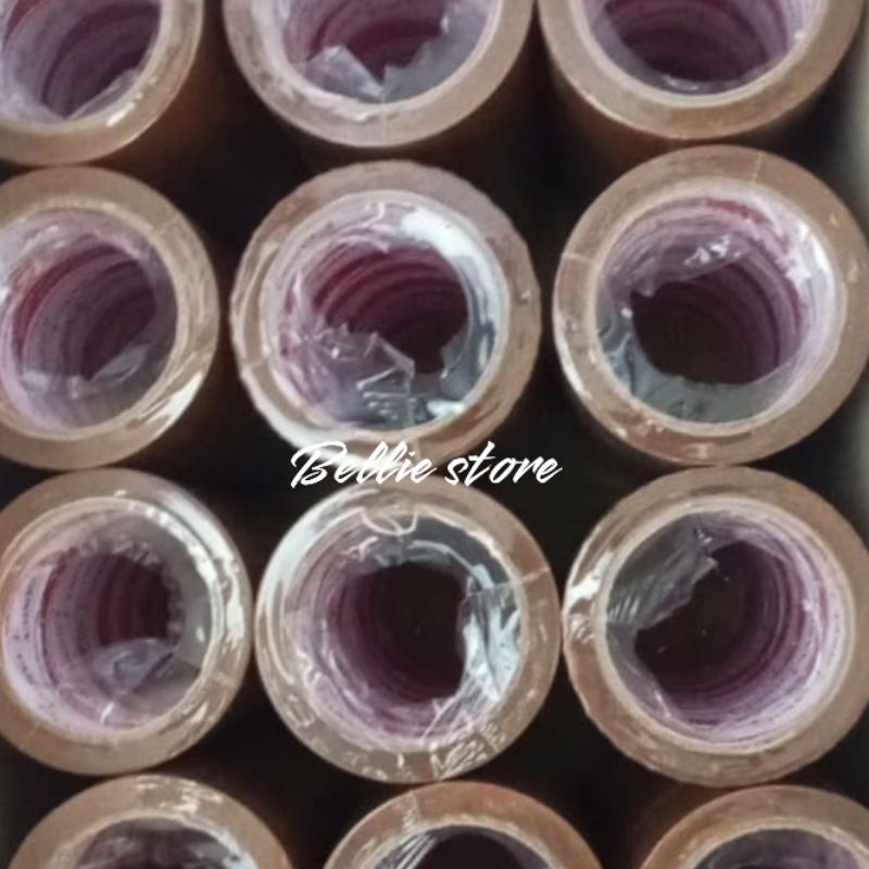 

{ BELLIE STORE } lakban bening/coklat 1 roll 6pcs