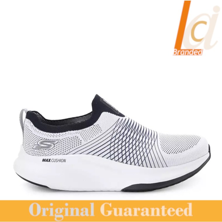 Sepatu Platform Sneakers/Slip On Pria Original Skechers Go Walk Max Walker - White