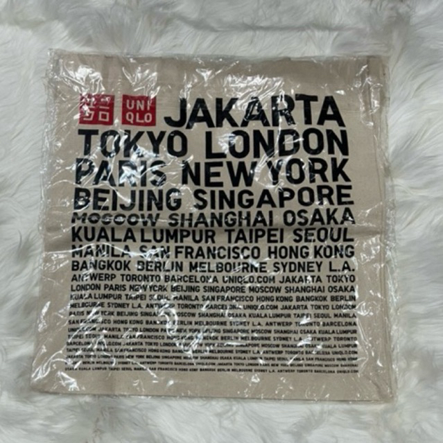 TOTE BAG / SHOPPING BAG UNIQLO CANVAS