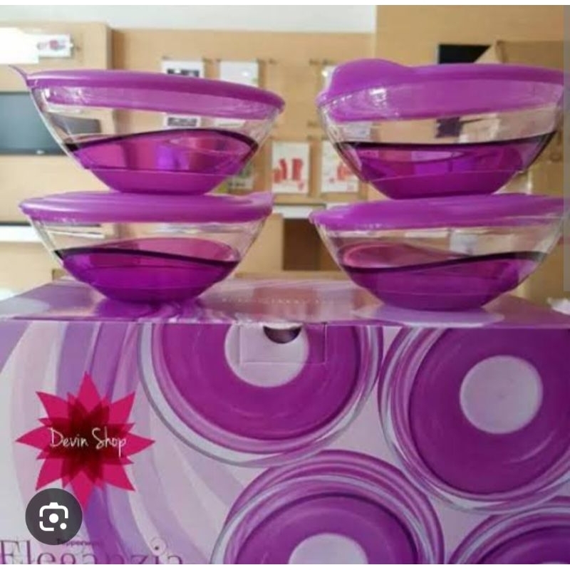 Eleganzia Bowl 600ml Tupperware dpt 1