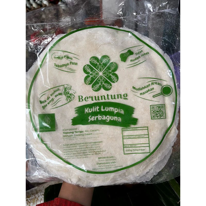 

INSTAN - Kulit Lumpia Serba Guna Merk BERUNTUNG Isi kurleb 25pcs