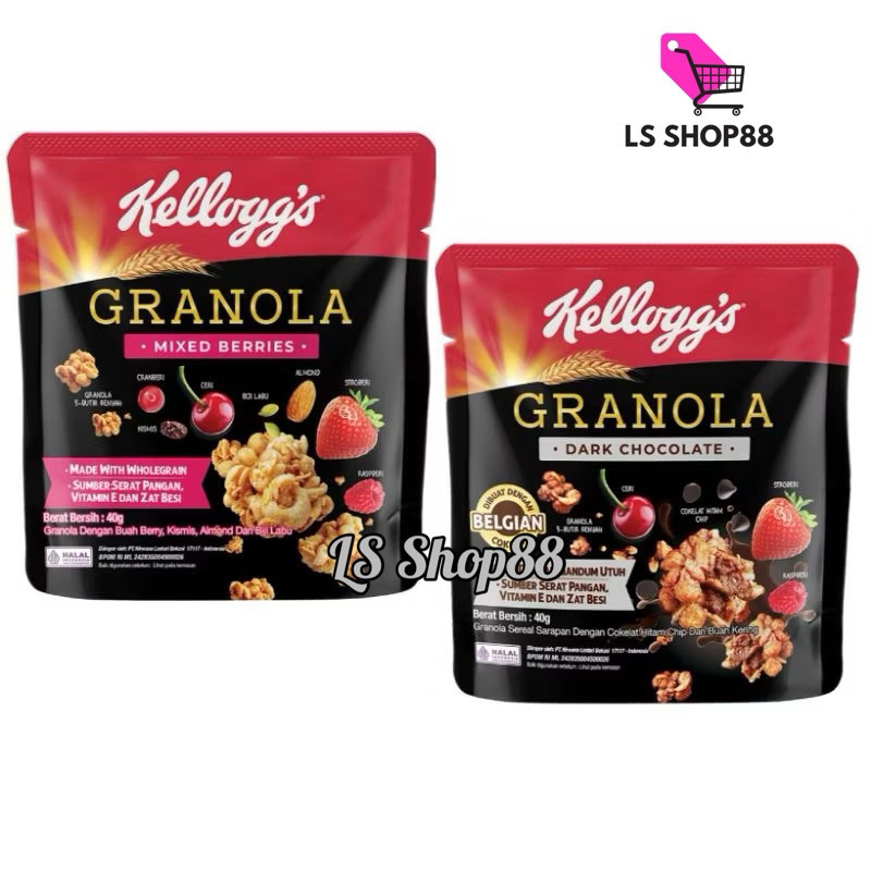 

KELLOGG’s Granola Mix Berries // Dark Chocolate 40gr
