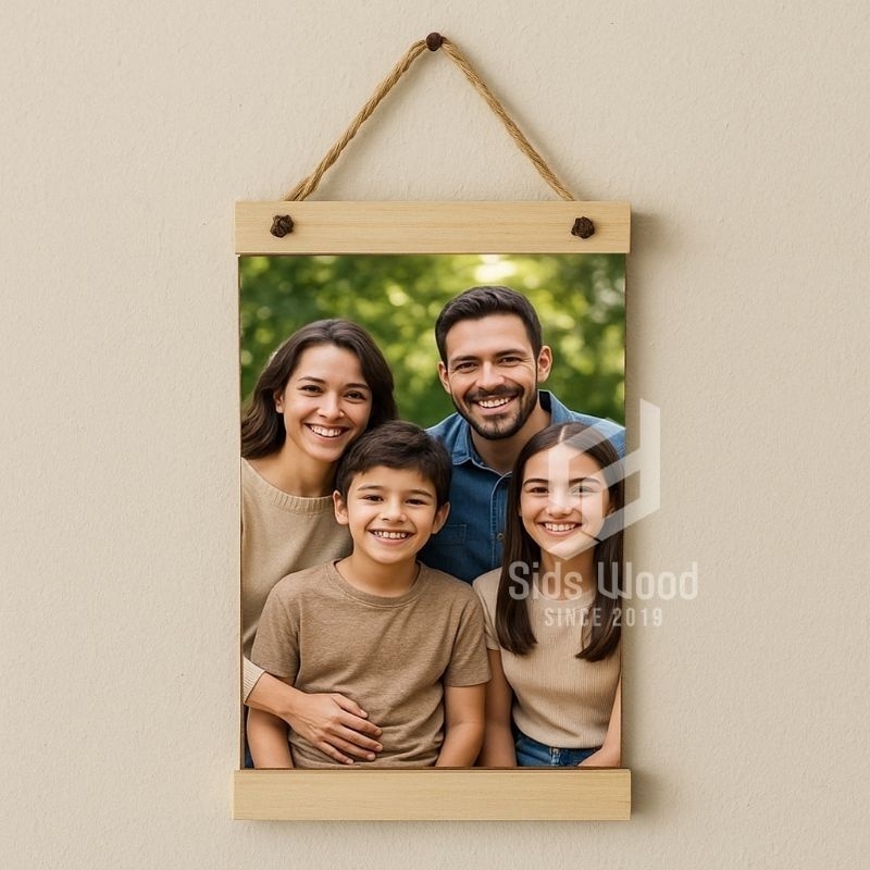 pigura foto kayu jati belanda