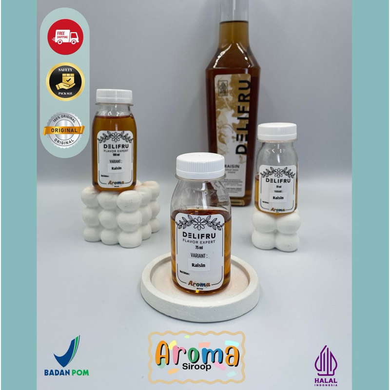 

Delifru Syrup - REPACK Sirup Delifru Raisin Kismis Premium ( 100ml - 75ml - 30ml ) Asli 100% ORIGINAL