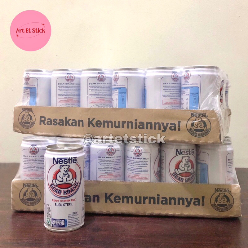 

1 Dus Nestle Susu Beruang Bear Brand 189ml Isi 30 Kaleng