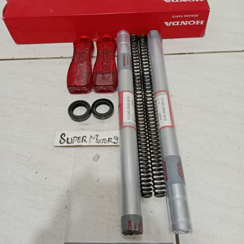As Shock Depan Honda Astrea Grand/Lagenda Sepasnag Komplit Shock+Per+Sil Oli Shock (GN5)