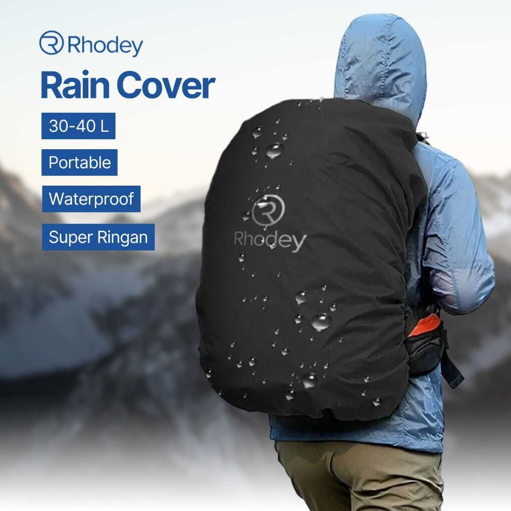 Cover Tas Gunung Keril Ransel Punggung Rain Cover Bag 25L/35L/45L/60L/80L