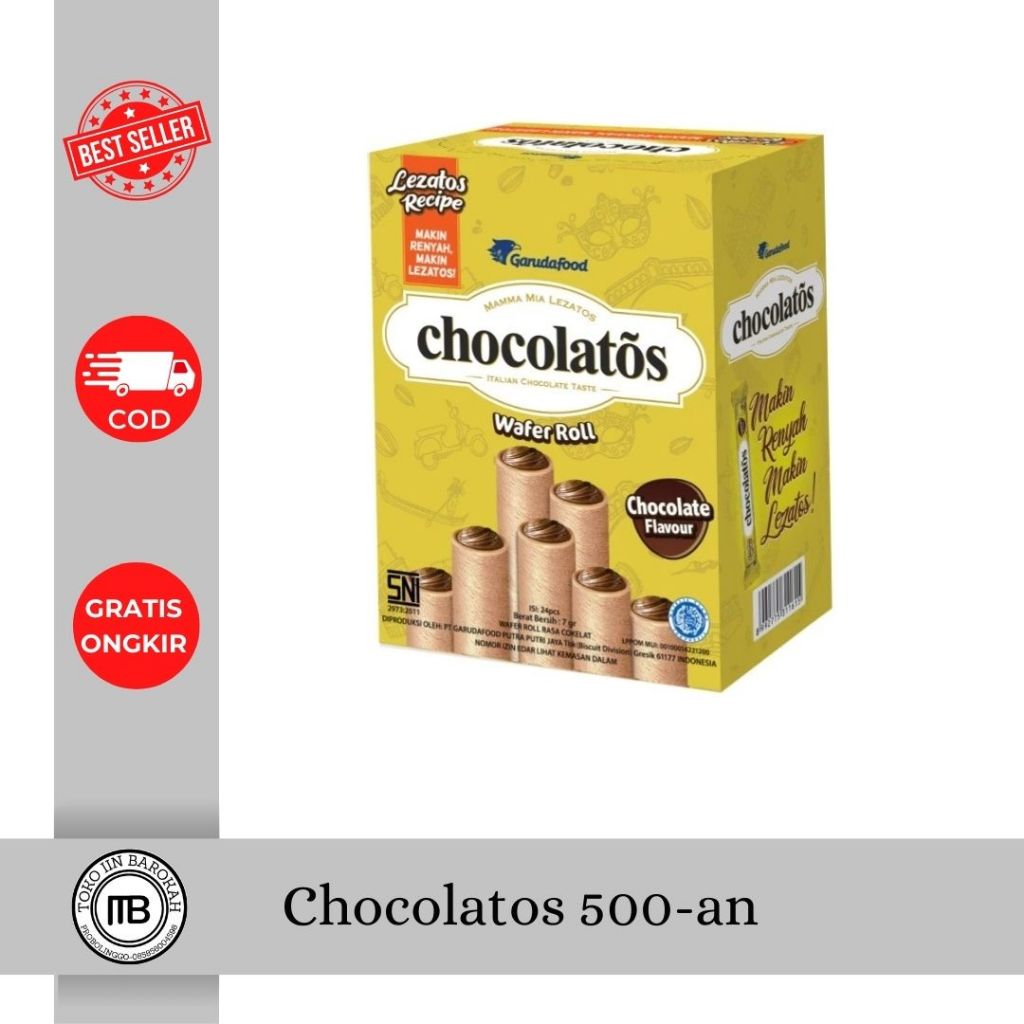 

Chocolatos Wafer Stick 8gr x 24 / Snack