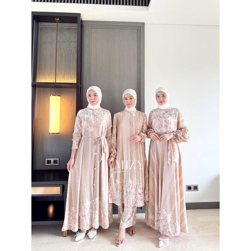 HAFA ONE SET - Trend fashion hijabers ootd hijab terbaru kekinian pakaian polos muslim wanita cantik