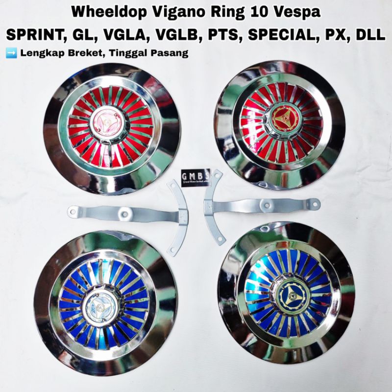 Wheeldop Vigano Ring 10 Vespa Sprint GL VGLA VGLB Kongo GL GSMK PTS Special PX