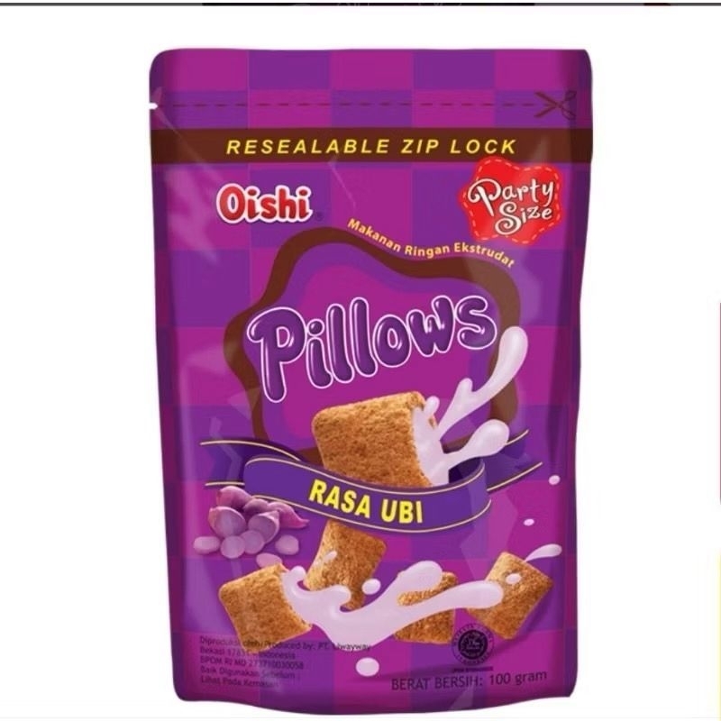 

Oishi Pillows Rasa Ubi 100 gram Batam