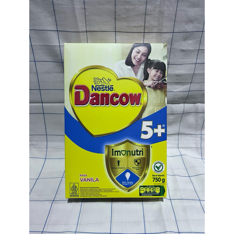 

Nestle Dancow 5+ Susu Pertumbuhan Rasa Vanila 5-12 Tahun Box 750 GR
