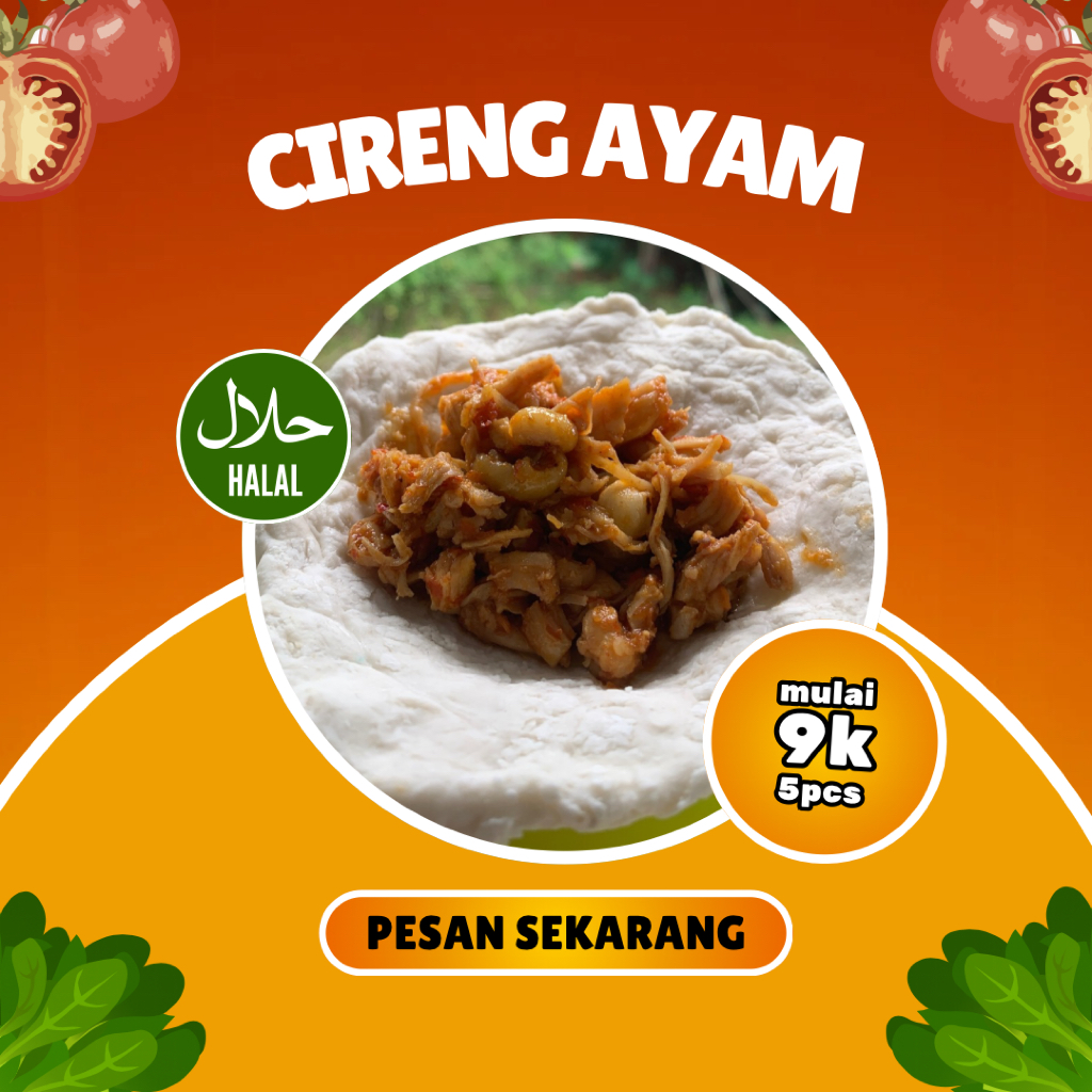 

Cireng Isi Ayam Pedas Ukuran Kecil