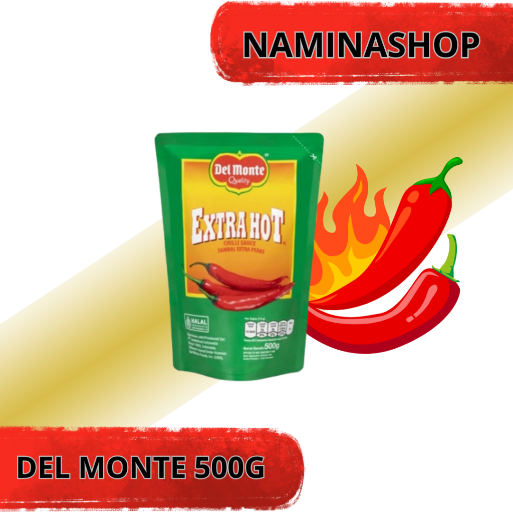 

DELMONTE CHILI SAUCE EXTRA HOT PCH 500g