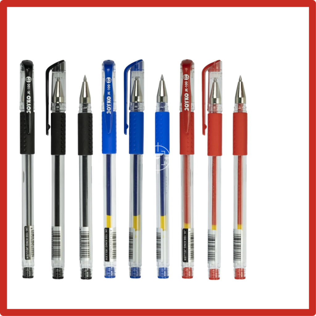 

Pulpen Gel Joyko JK-100 Water Resistant / Pulpen Gel Joyko Jk-100
