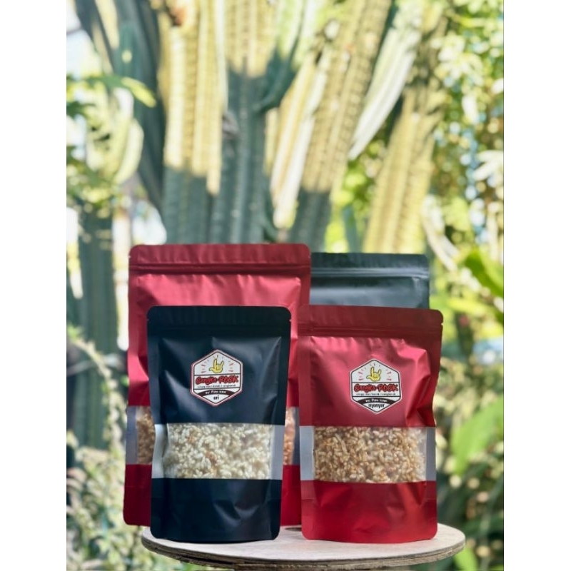 

Cangkarok / cengkaruk / karak / cemilan jadul / crispy rice / nasi goreng matahari