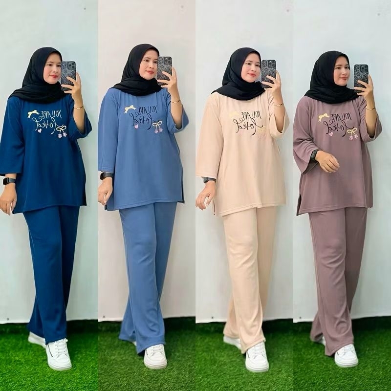 SETELAN KNIT PREMIUM/STELAN WANITA KNIT PREMIUM