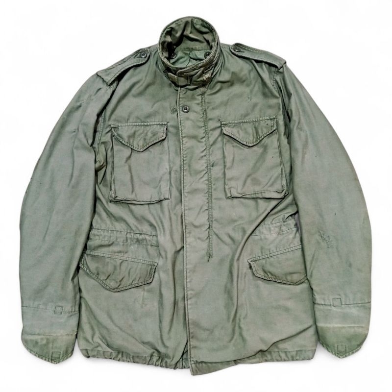 M65 US Army Field Jacket OG 107 Original - Jaket Vintage Pria Military America USA Second