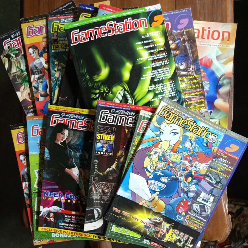 Cabutan Buku Majalah Game Gamestation Walktrough Bahasa Indonesia