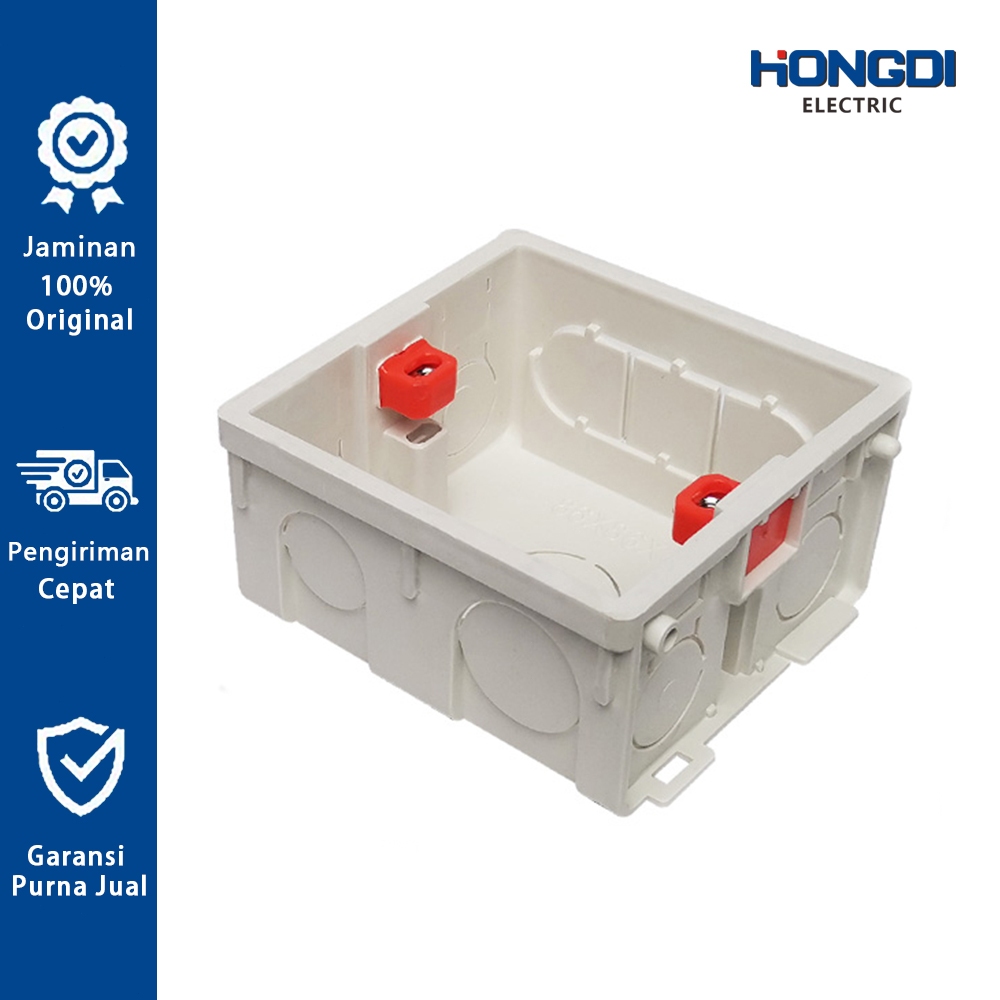 HONGDI inbow 86*86 Kotak Tanam Dinding Kotak Sambungan