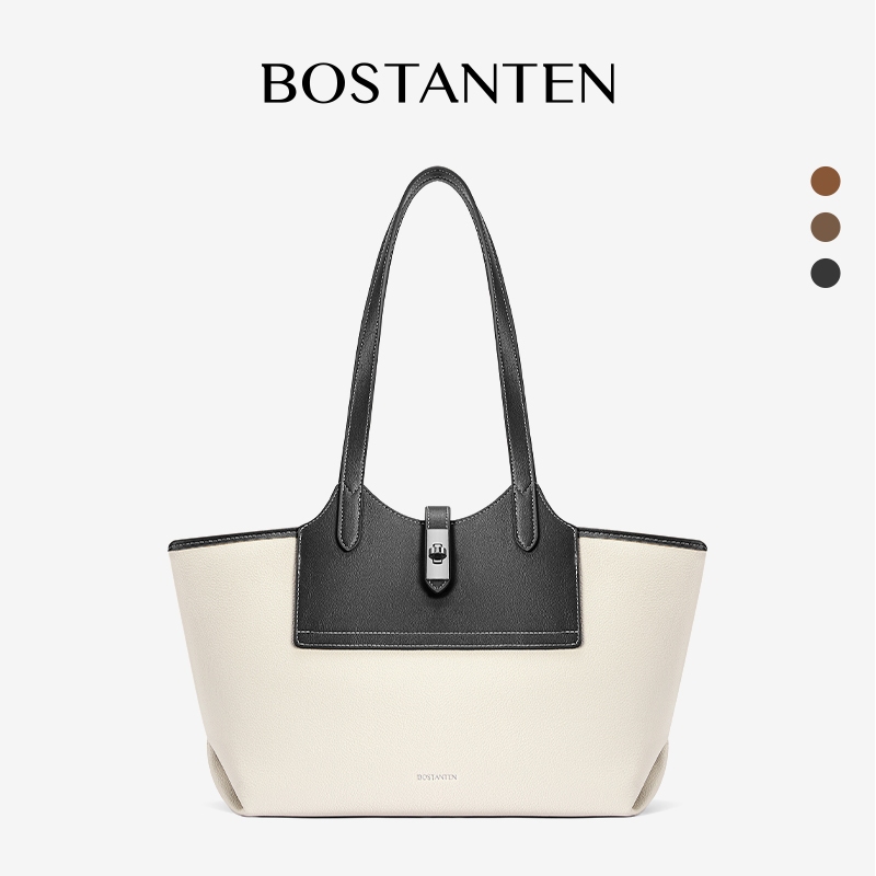 [Carly tote bag] BOSTANTEN Tas Wanita Tas Bahu Wanita Handbag Tote Bag Baru