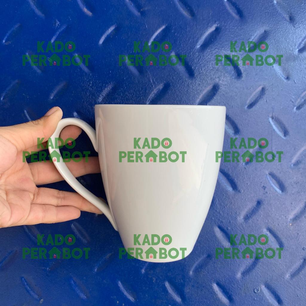 Mug Keramik Polos MG13-Cangkir Keramik Cantik-Mug Putih Polos