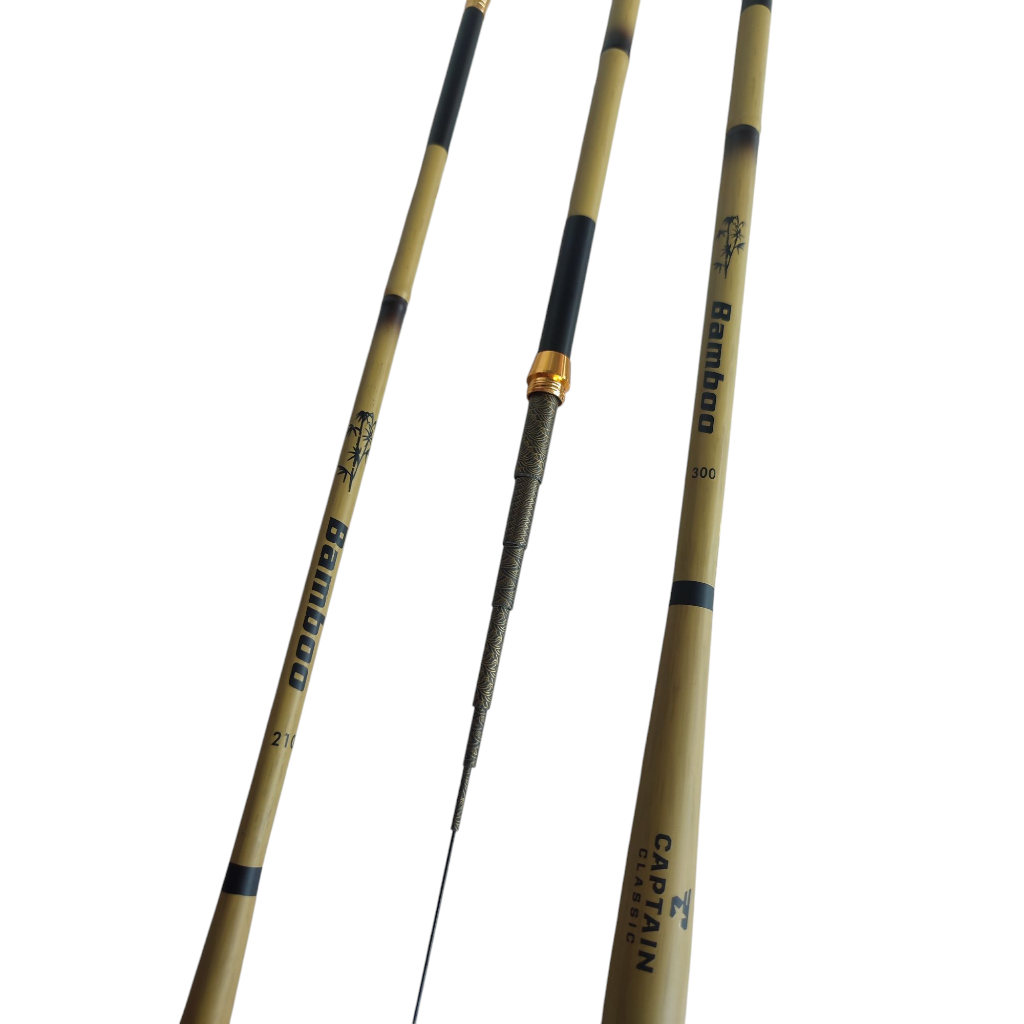 joran tegek captain bamboo classic carbon ringan kuat