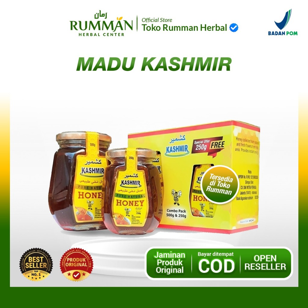 

Madu Kashmir Combo Pack 500g FREE 250g