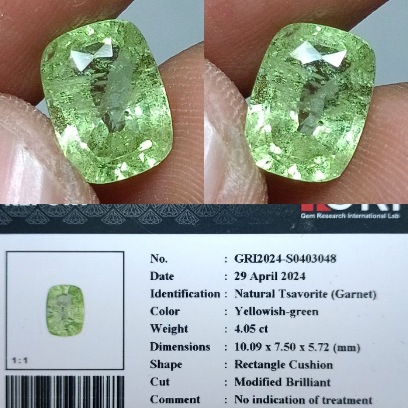 NATURAL TSAVORITE GARNET TANZANIA