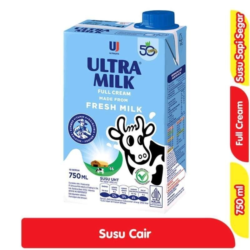 

Susu Ultra Full Cream 750ml