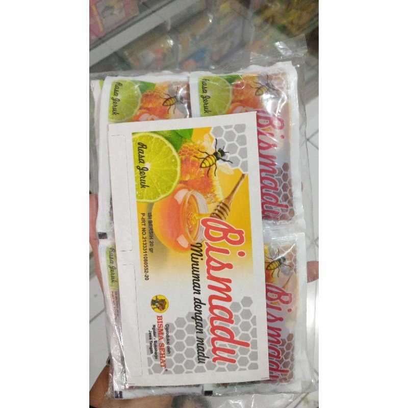 

MADU sachet /BISMADU sachet kemasan slop isi 20sachet