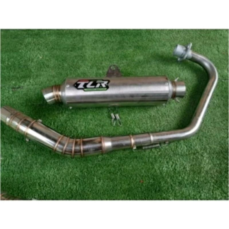 knalpot racing full system tlr silencer jenong cantol 30cm inlet 50 gp6 mp cb tiger vixion mx fu sem