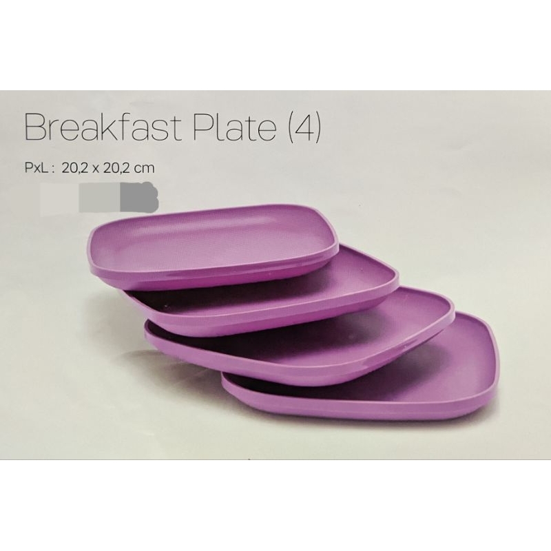 Tupperware Breakfast Plate [isi 4]