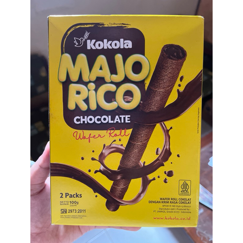 

Majorico Chocolate Wafer Roll - 50 g x 2 pack