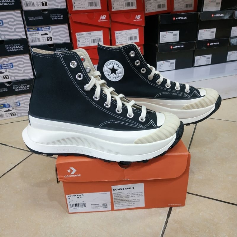 Sepatu Converse Chuck 70 AT-CX High Black Egret Black A03277C Original size 41