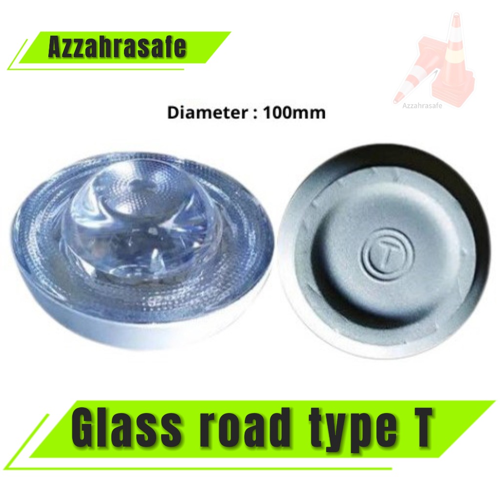 Glass Road Stut T Atau Mata Kucing Glass Road Stud - Mata Kucing putih