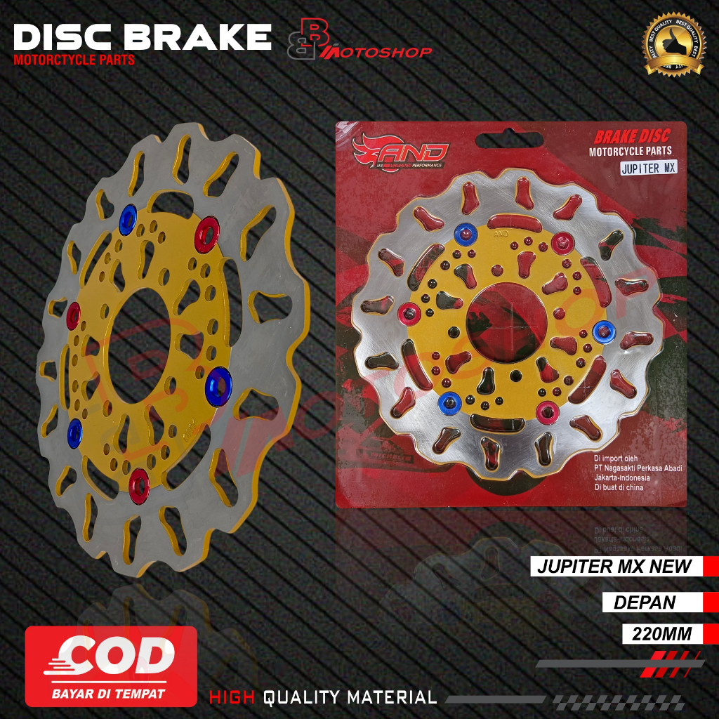 PIRINGAN CAKRAM DEPAN JUPITER MX NEW MODEL MONEL 220MM SEMI FLOATING DISC BRAKE