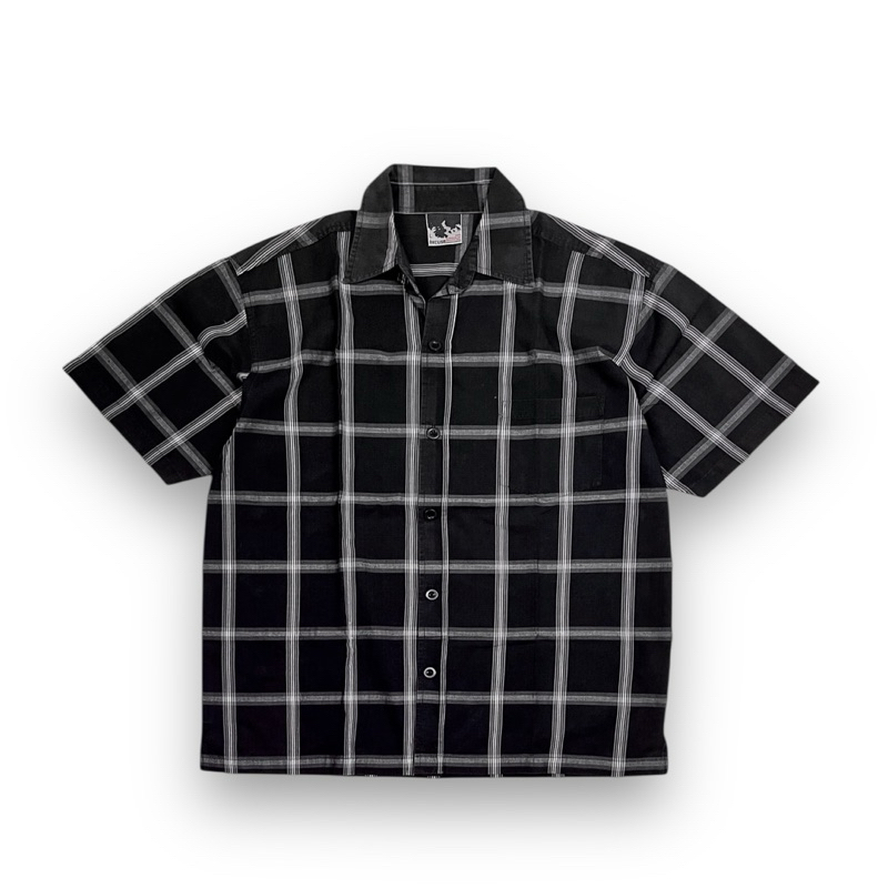 Y2K Excuse Veterano Plaid Shirt Oversized Fit