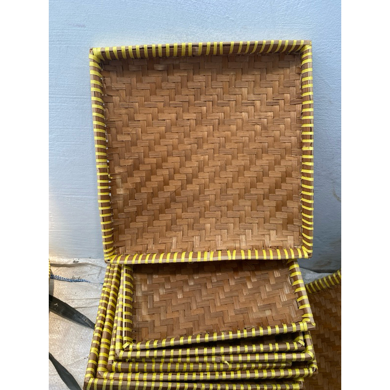 Tampah Kotak 35 X 35 Tampah Bambu Kotak