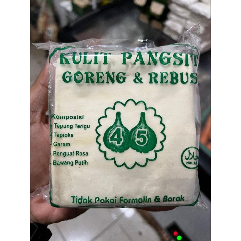 

Kulit Pangsit 45 (Goreng dan Rebus)