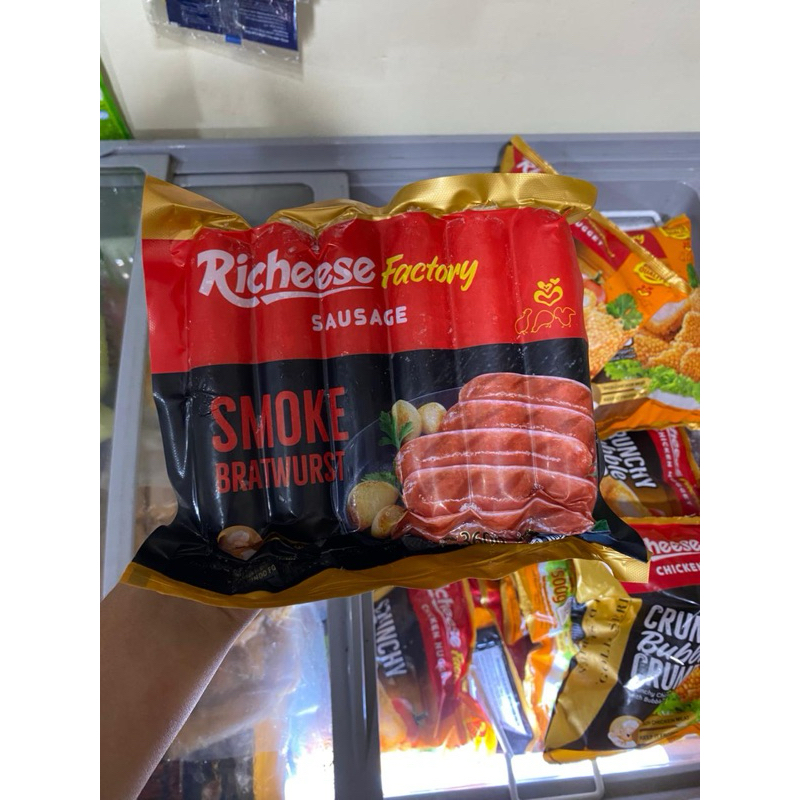 

Richeese SMOKE BRATWURST sausage 360gr