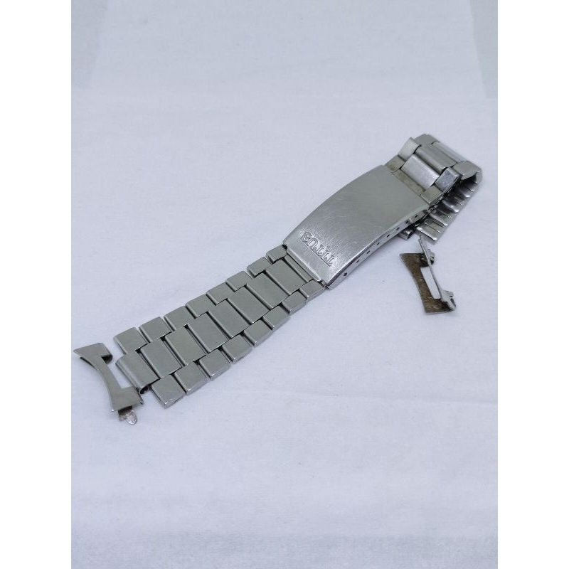 Rantai jam tangan antik 18mm titus vintage watch bracelet original solvil et titus swiss part arloji