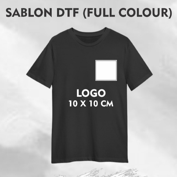 BAJU KAOS SABLON CUSTOM SATUAN FOTO GAMBAR NAMA TULISAN KATA - KATA DESAIN SENDIRI