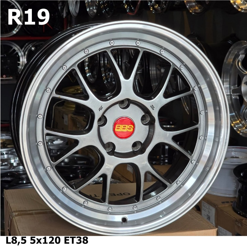 velg mobil BMW R19 velg BBS LM-R Ring 19 Lebar 8,5 ET 38 PCD 5x120