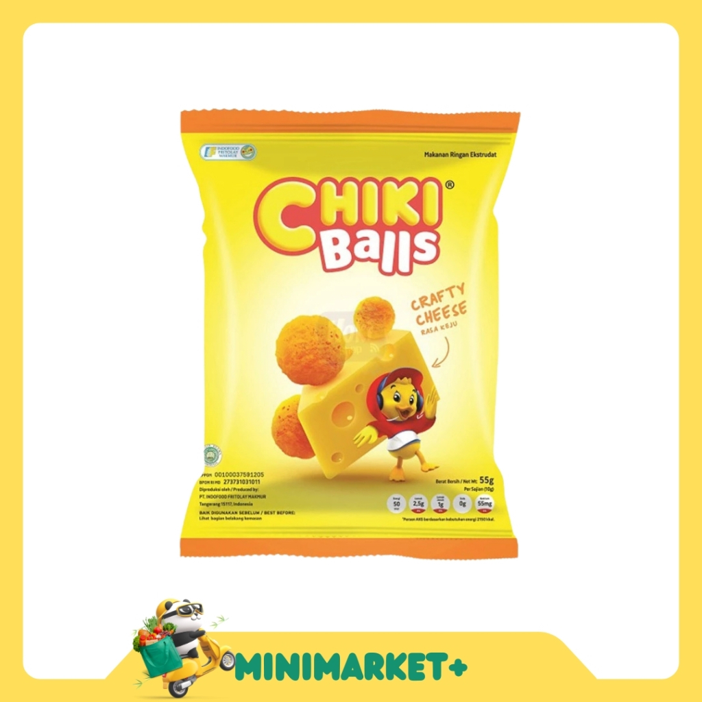 

CHIKI BALLS CRAFTY CHEESE 55G