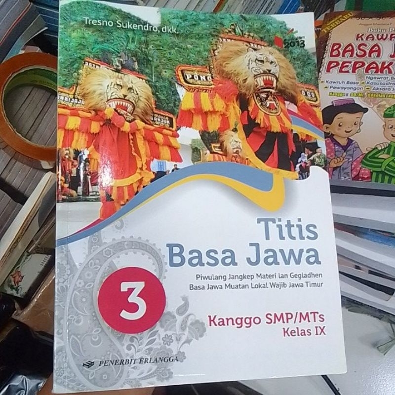 buku pelajaran titis basa Jawa kanggo smp kelas 3 original