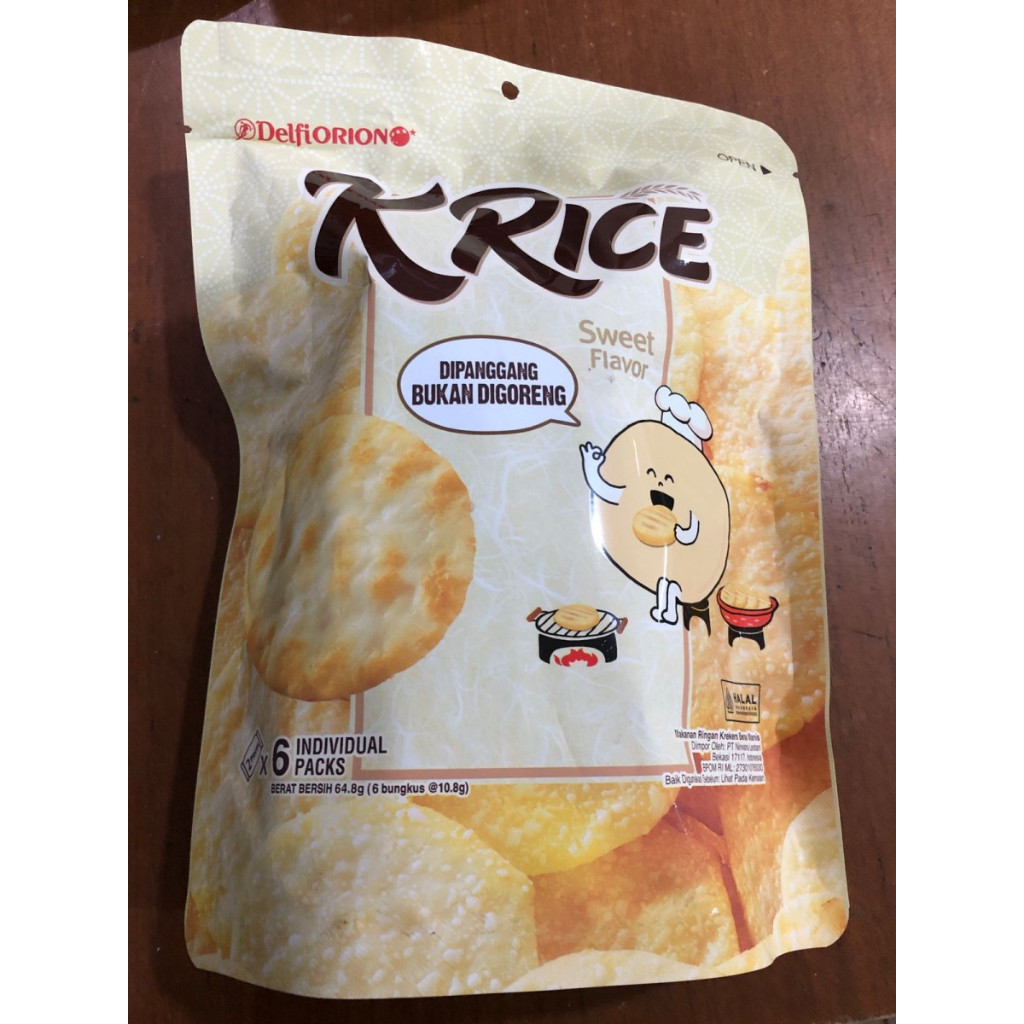 

Snack Gurih Jajan Cemilan Enak Snack Import Delfiorion Krice Orice Sweet Flavor Seaweed Flavor